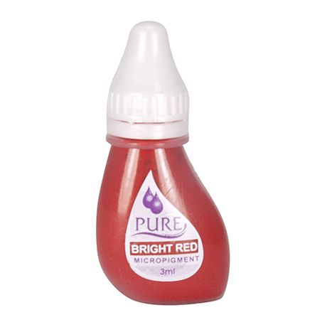 BIOTOUCH PURE PERMANENT BRIGHT RED MAKEUP - 3ML (6 BOTTLES)