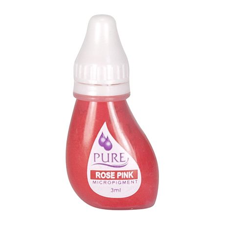 BIOTOUCH PURE PERMANENT ROSE PINK MAKEUP - 3ML (6 BOTTLES)